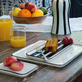 Righe rectangular plate - Black Friday Tableware | Zafferano Italia