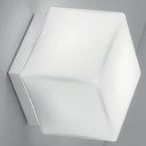 Dado lampada da parete - soffitto - Bianco Opaco / 11x11x13 cm | Zafferano Italia