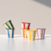 Righe small cups - Tableware | Zafferano Italia