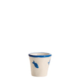 Stencil small cups - Light blue / 6.4x6.1 cm | Zafferano Italia