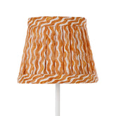 Zafferano x Fermoie fabric lampshade - Red Wicker | Zafferano Italia